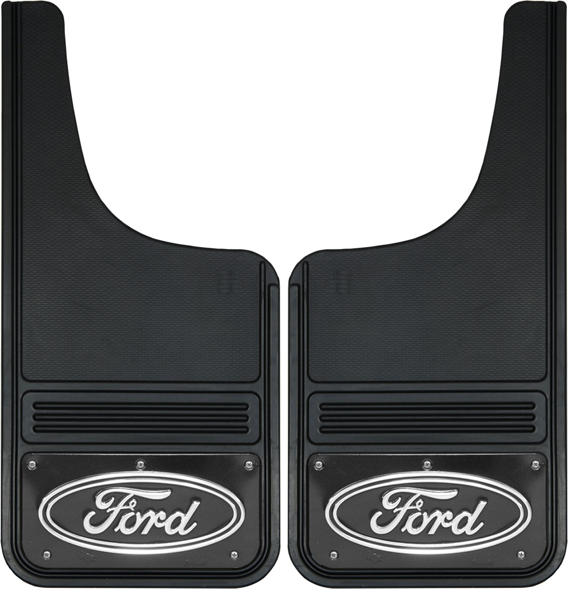 Truck Hardware - Truck Hardware Gatorback Ford Logo Mud Flaps - Black ...