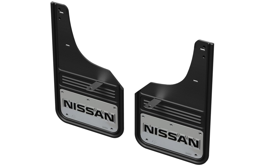 Truck Hardware Truck Hardware Gatorback Cr Nissan Logo Mud Flaps Black Gcr51f 6 